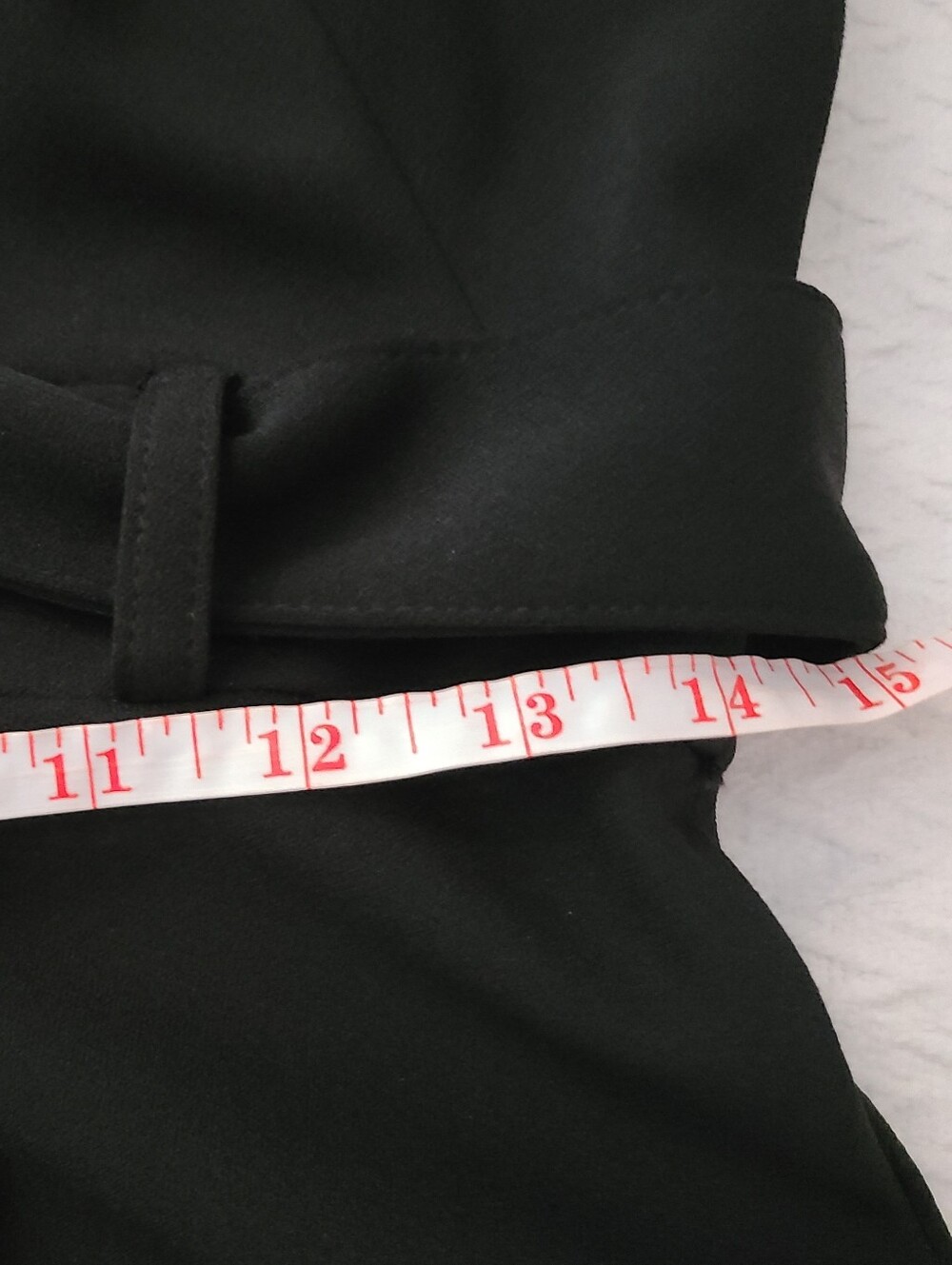 Calvin Klein Black Belted Midi Dress Size 6 - Picture 12 of 12